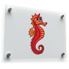 Cartoon Seahorse Sticker