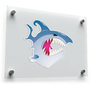 Cartoon Shark Sticker