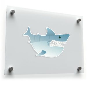 Cartoon Shark Sticker