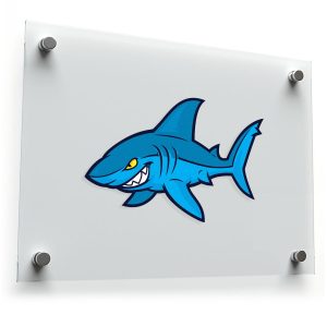 Cartoon Shark Sticker