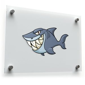 Cartoon Shark Sticker
