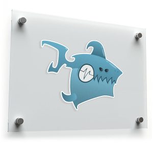 Cartoon Shark Sticker