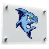 Cartoon Shark Vinyl Sticker 1