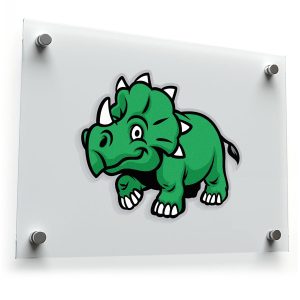 Cartoon Triceratops Sticker
