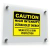 Caution High Intensity Ultraviolet Energy Sticker
