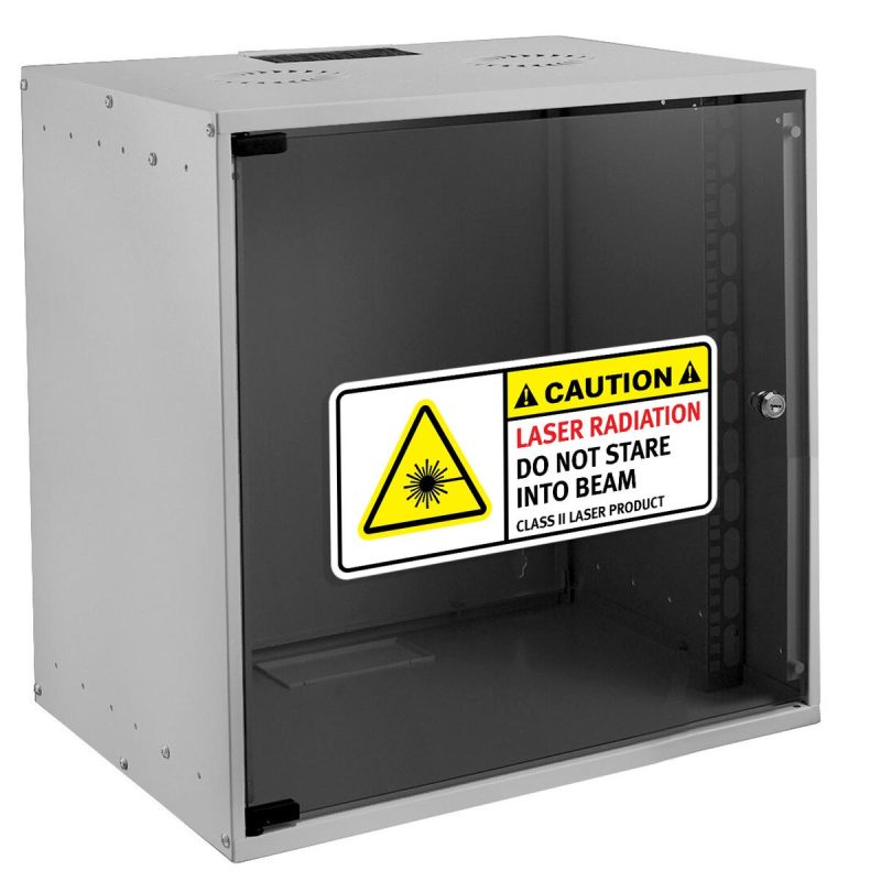Caution Laser Radiation Sticker - Stickers Factory