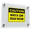 Caution Sign Sticker Watch Low Head Room