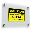 Caution Sign Vinyl Sticker 1
