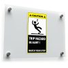 Caution Trip Hazard Sticker