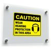 Caution Wear Hearing Protection Sticker