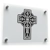 Celtic Cross Vinyl Sticker 1
