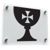 Chalice with Cross Sticker 1