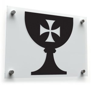 Chalice with Cross Sticker