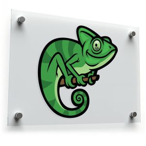 Chameleon Vinyl Sticker