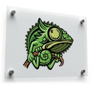 Chameleon Vinyl Sticker