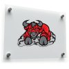 Charging Bull Cartoon Sticker