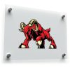 Charging Red Ram Sticker 1