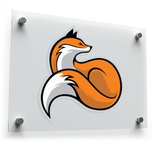 Charming Fox Sticker