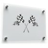 Checkered Flag Racing Sticker