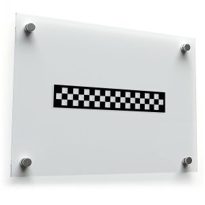 Checkered Stripe Decal