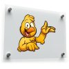 Cheerful Cartoon Bird Sticker 1