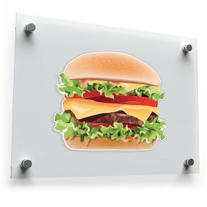 Cheeseburger Vinyl Sticker