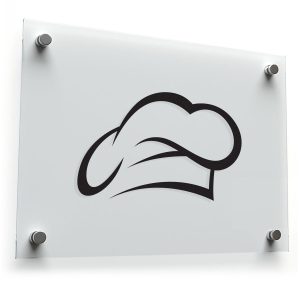Chef Hat Silhouette Vinyl Sticker