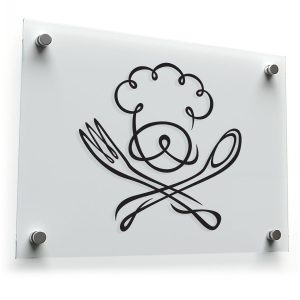 Chef Hat and Utensils Sticker