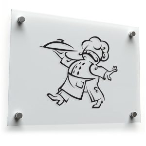 Chef Silhouette Vinyl Decal