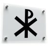Chi Rho Christian Symbol Sticker
