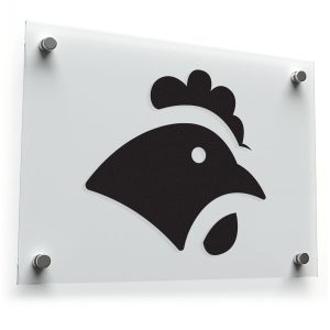 Chicken Silhouette Sticker