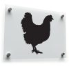Chicken Silhouette Sticker