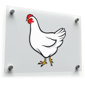 Chicken Vinyl Sticker