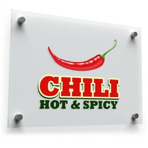 Chili "Hot & Spicy" Sticker