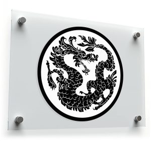 Chinese Dragon Emblem Sticker