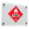 Class 3 Flammable Liquid 1263 Sticker – High-Visibility