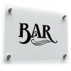Classic Bar Vinyl Sticker