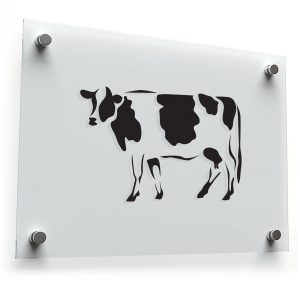 Classic Cow Silhouette Sticker