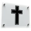 Classic Cross Vinyl Sticker