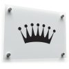 Classic Crown Silhouette Sticker