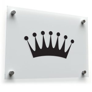 Classic Crown Silhouette Sticker