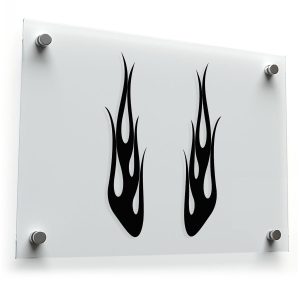 Classic Flame Sticker Set