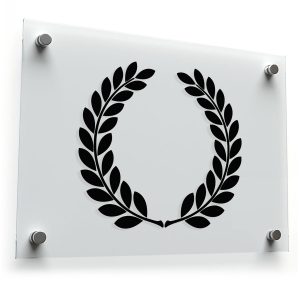 Classic Laurel Wreath Sticker