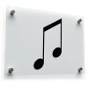 Classic Music Note Sticker