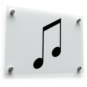Classic Music Note Sticker