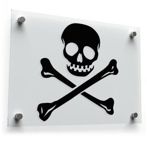Classic Skull and Crossbones Sticker