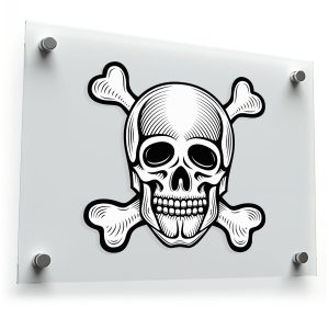 Classic Skull and Crossbones Sticker
