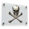 Classic Skull and Crossbones Vinyl Sticker
