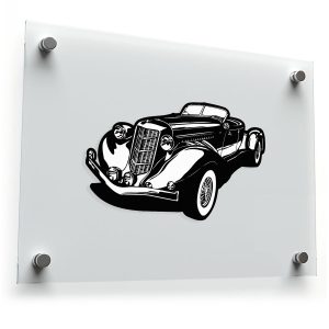 Classic Vintage Car Sticker