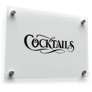 “Cocktails” Vinyl Decal